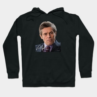 Willem Dafoe Signed Portrait Hoodie